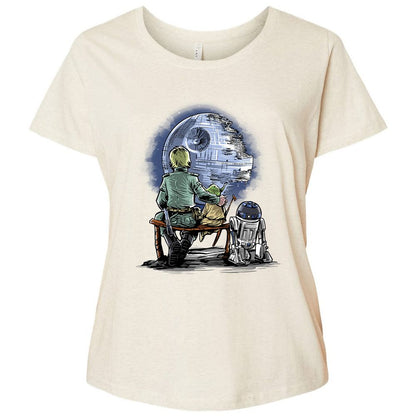 Ladies Curvy Jersey - 32UDQ7VE - Natural Heather - 8