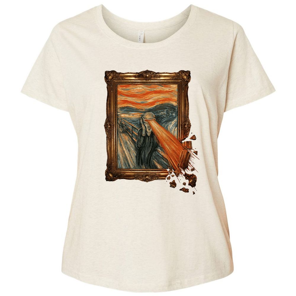 Ladies Curvy Jersey - X8RE9MYF - Natural Heather - 8