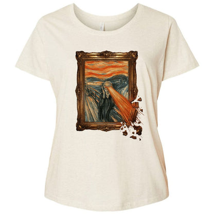 Ladies Curvy Jersey - X8RE9MYF - Natural Heather - 8