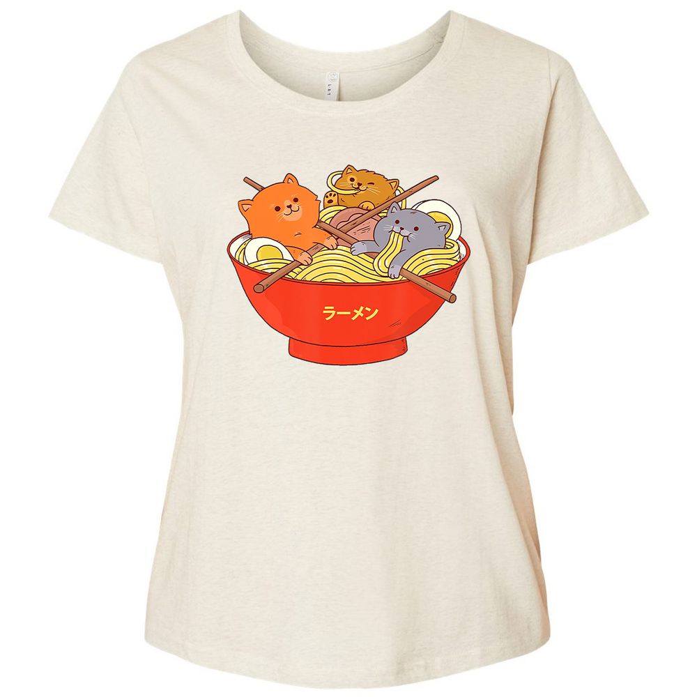 Ladies Curvy Jersey - Q6B9DU23 - Natural Heather - 8