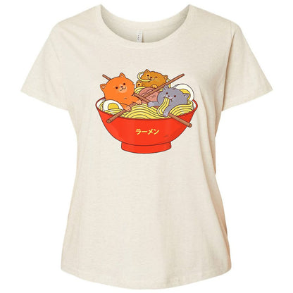 Ladies Curvy Jersey - Q6B9DU23 - Natural Heather - 8