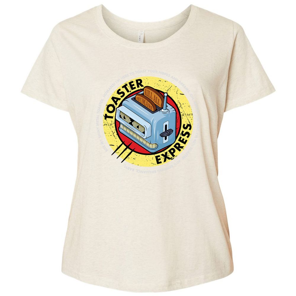 Ladies Curvy Jersey - QHAVVH7J - Natural Heather - 8