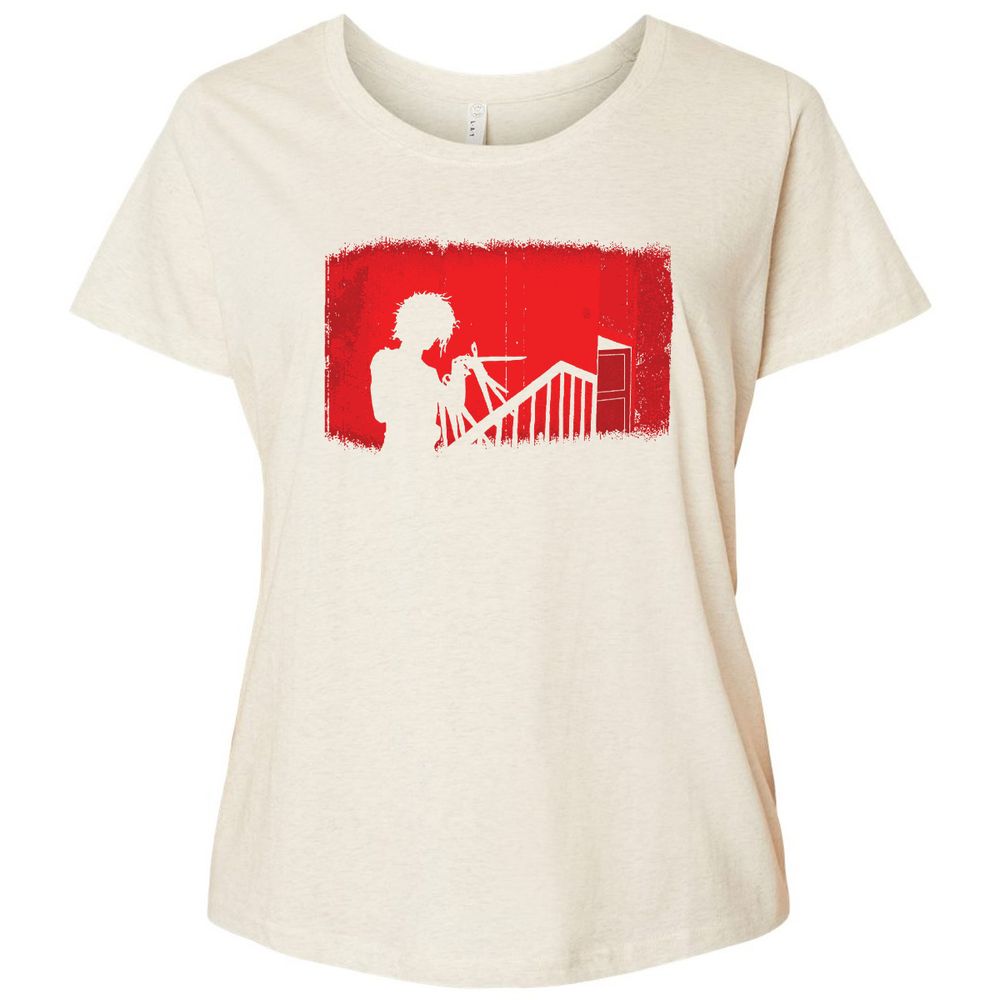 Ladies Curvy Jersey - W194JEK2 - Natural Heather - 8