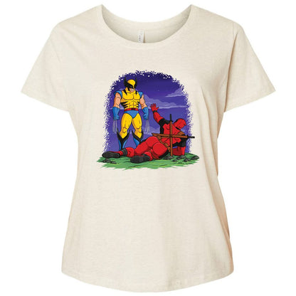 Ladies Curvy Jersey - D3774GEB - Natural Heather - 8