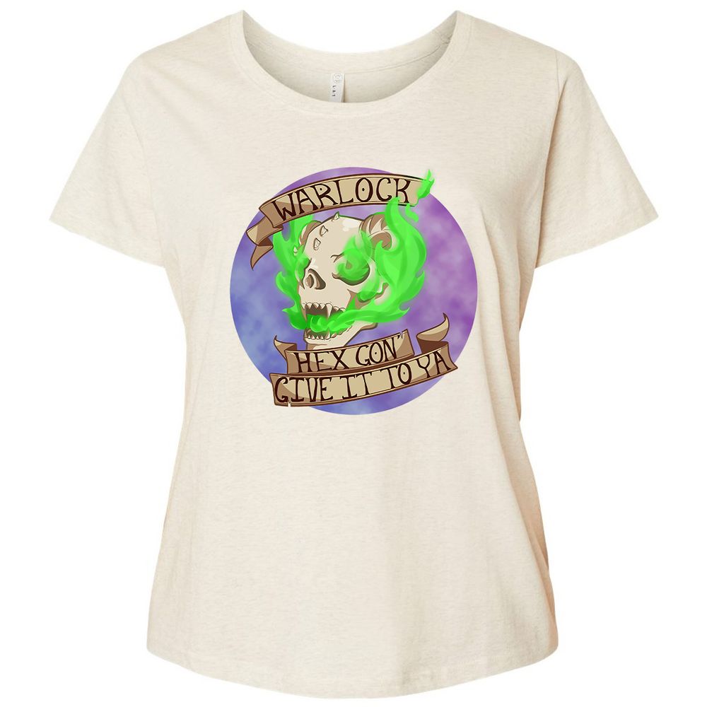 Ladies Curvy Jersey - K6GX2734 - Natural Heather - 8