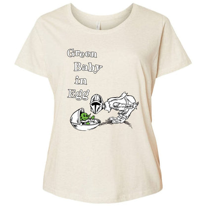 Ladies Curvy Jersey - MKXLS4KW - Natural Heather - 8