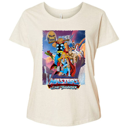 Ladies Curvy Jersey - 9GNTB4T1 - Natural Heather - 8