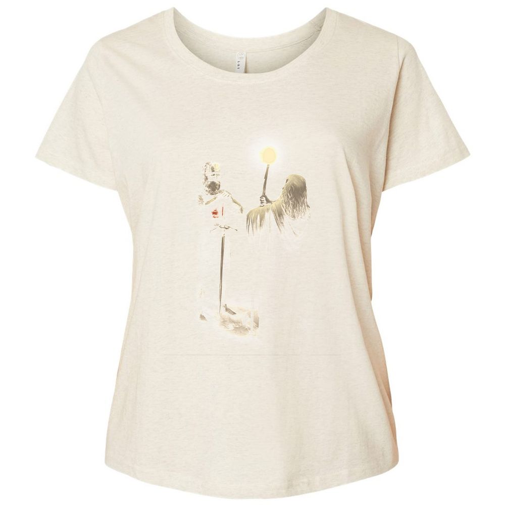 Ladies Curvy Jersey - CFJKN5RW - Natural Heather - 8