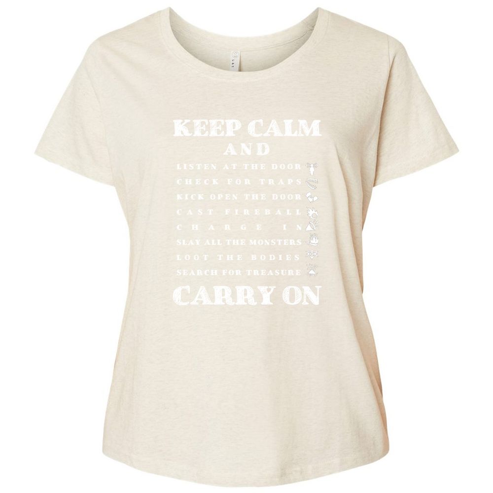 Ladies Curvy Jersey - SAVSA9JW - Natural Heather - 8