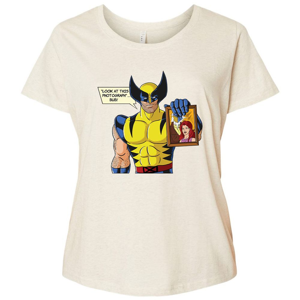 Ladies Curvy Jersey - Y5NTSK35 - Natural Heather - 8