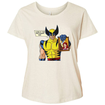 Ladies Curvy Jersey - Y5NTSK35 - Natural Heather - 8