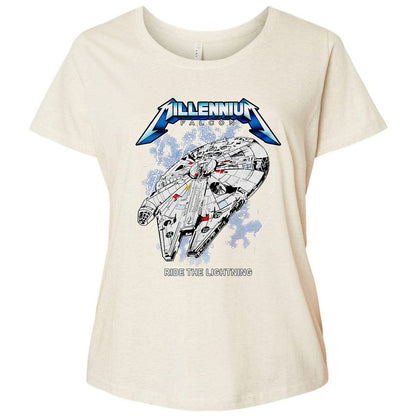 Ladies Curvy Jersey - EZ6KAG41 - Natural Heather - 8