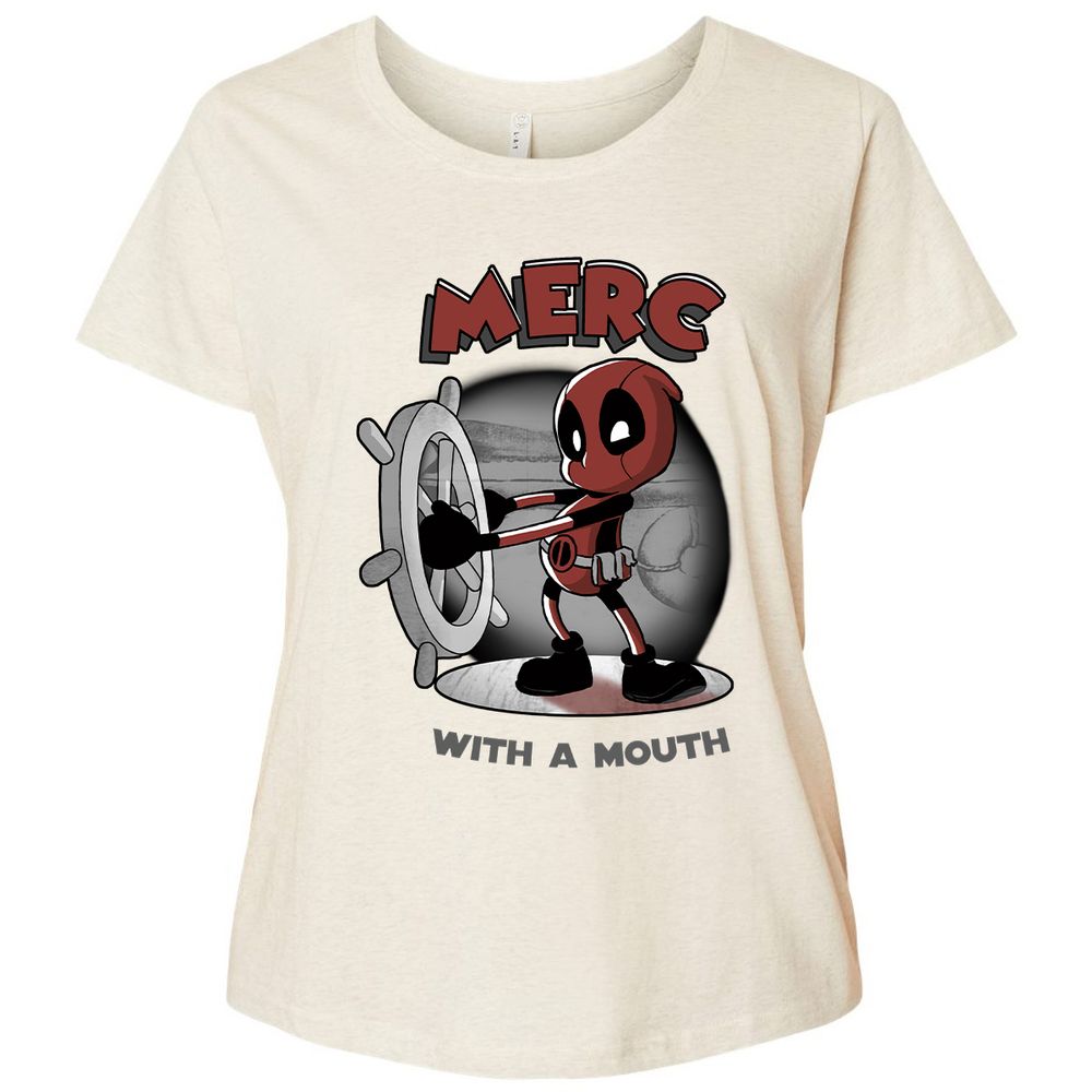 Ladies Curvy Jersey - YE6JK979 - Natural Heather - 8