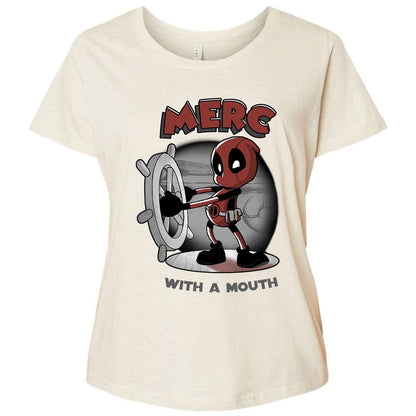 Ladies Curvy Jersey - YE6JK979 - Natural Heather - 8