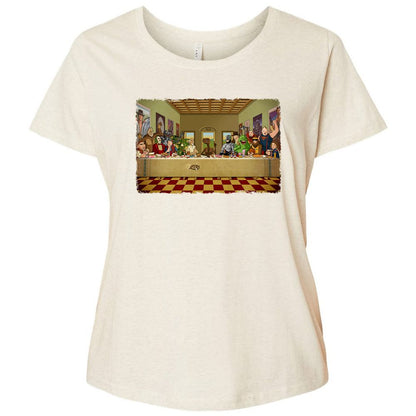 Ladies Curvy Jersey - W925JJ8M - Natural Heather - 8