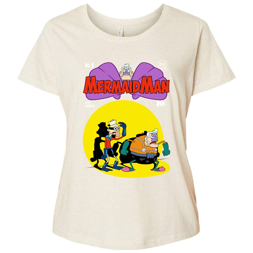 Ladies Curvy Jersey - XRC195KD - Natural Heather - 8