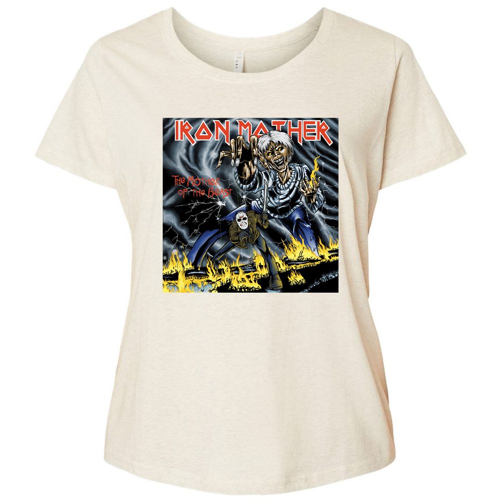 Ladies Curvy Jersey - ME21YYR7 - Natural Heather - 8