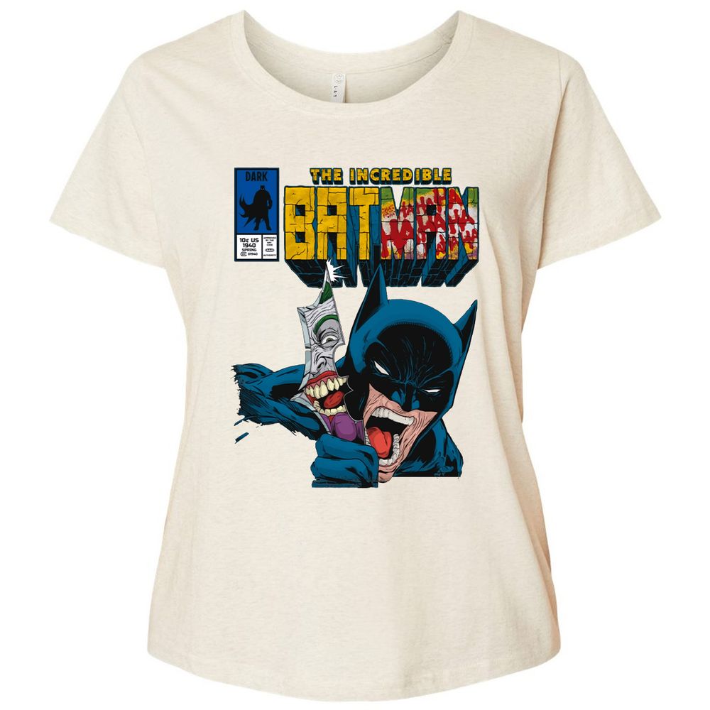 Ladies Curvy Jersey - Q8DNCT5W - Natural Heather - 8