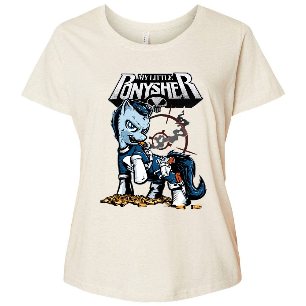 Ladies Curvy Jersey - Q11WXHMV - Natural Heather - 8