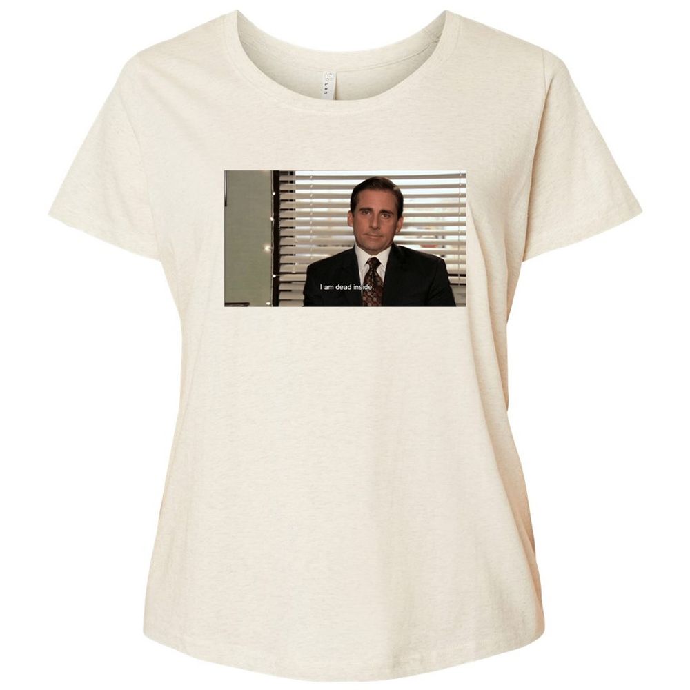 Ladies Curvy Jersey - U99FNHZC - Natural Heather - 8