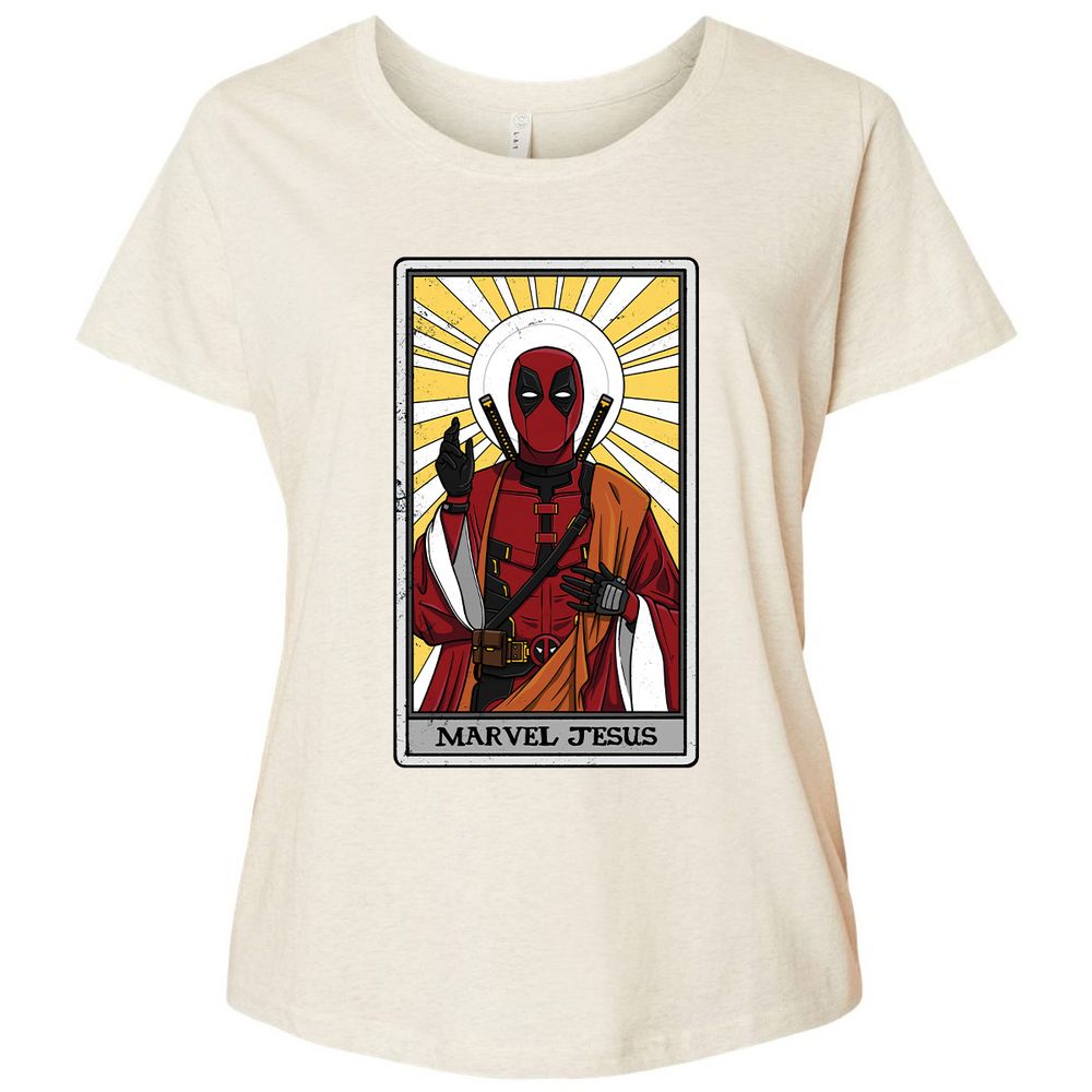 Ladies Curvy Jersey - 517GRW8J - Natural Heather - 8