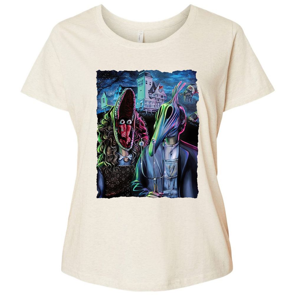 Ladies Curvy Jersey - 37E51N5D - Natural Heather - 8