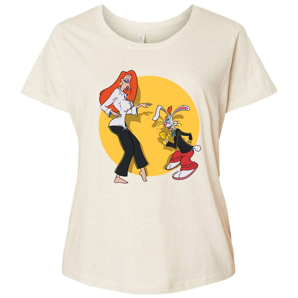 Ladies Curvy Jersey - WRUDJRZ3 - Natural Heather - 8