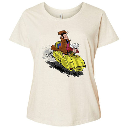 Ladies Curvy Jersey - 1WBL5KAB - Natural Heather - 8