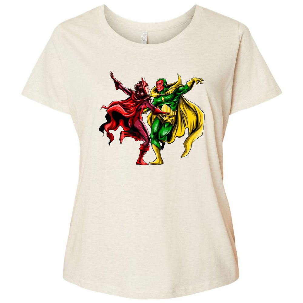 Ladies Curvy Jersey - ZKTSQTXV - Natural Heather - 8