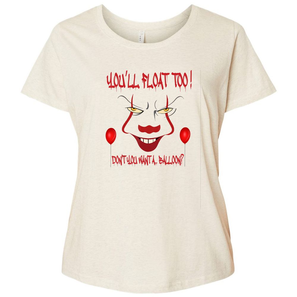 Ladies Curvy Jersey - FYM43C8T - Natural Heather - 8