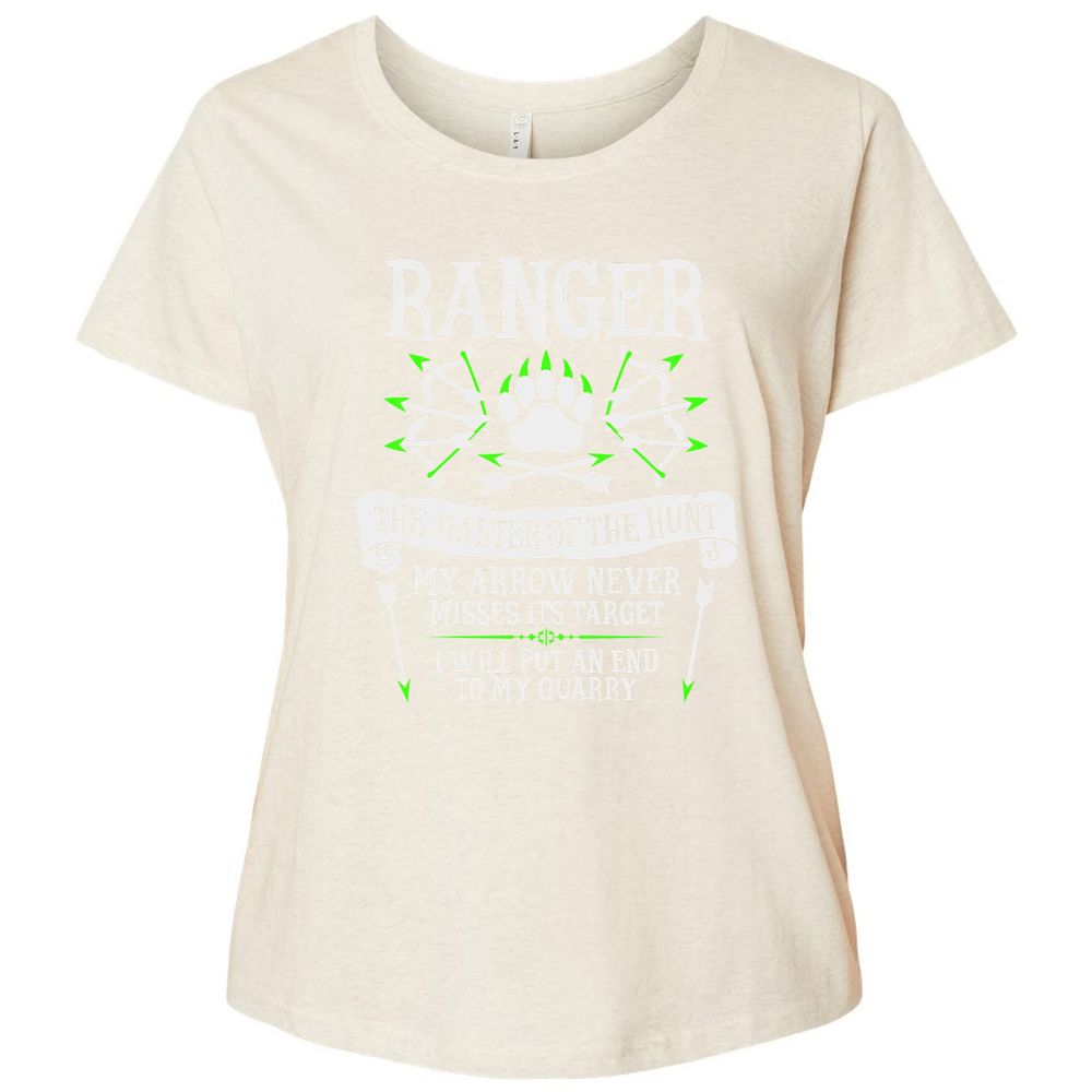 Ladies Curvy Jersey - 1B6K52UR - Natural Heather - 8