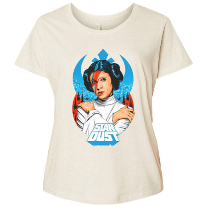 Ladies Curvy Jersey - 67YQMU5F - Natural Heather - 8