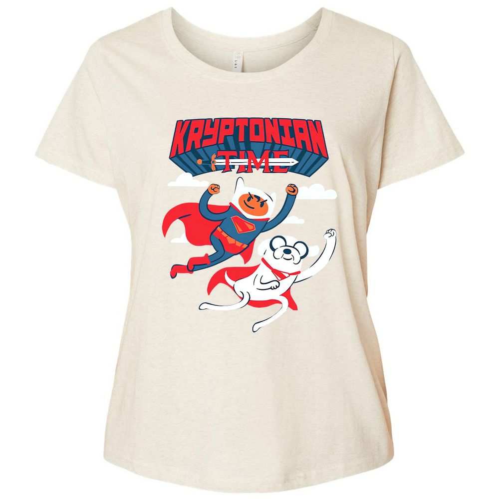 Ladies Curvy Jersey - 4YQ329E5 - Natural Heather - 8