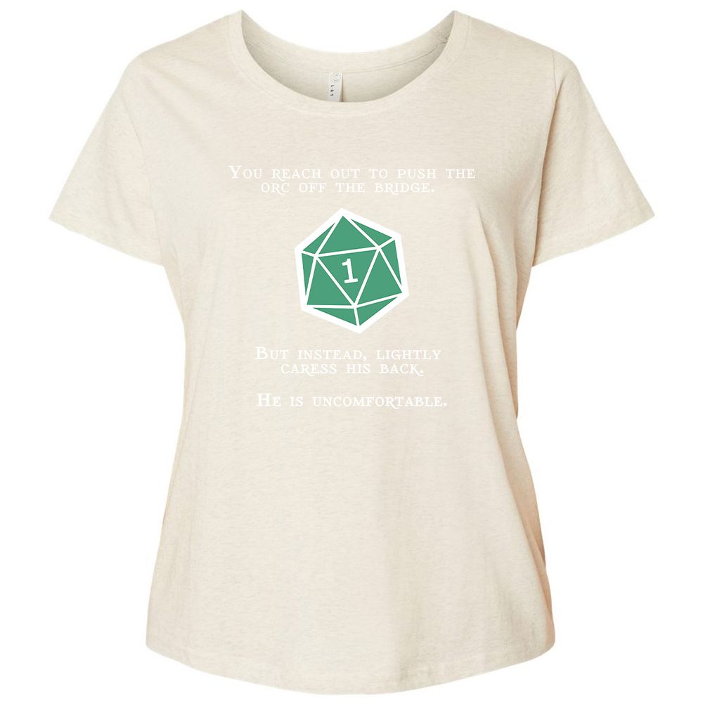 Ladies Curvy Jersey - EP2KS5NY - Natural Heather - 8