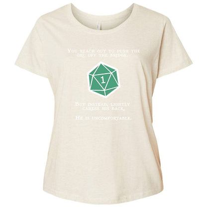 Ladies Curvy Jersey - EP2KS5NY - Natural Heather - 8