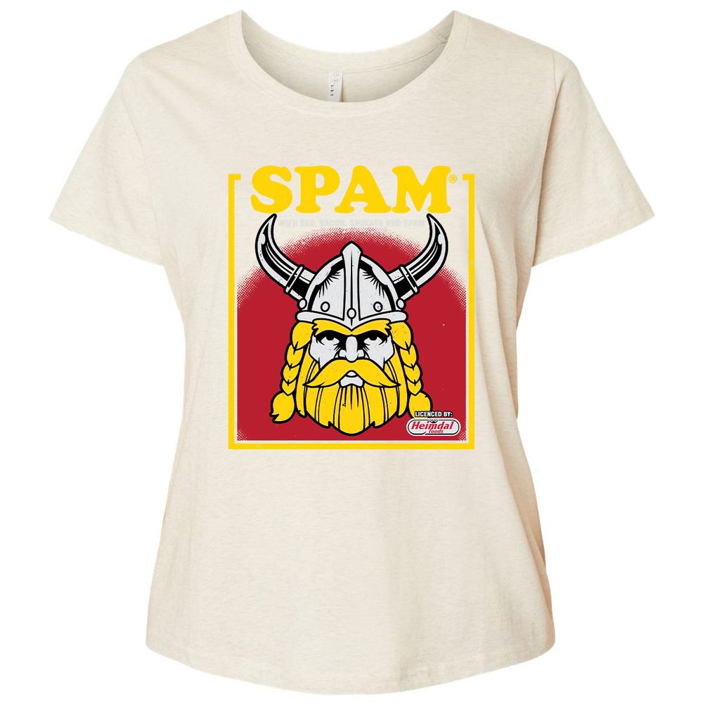 Ladies Curvy Jersey - 2LLQU6RK - Natural Heather - 8