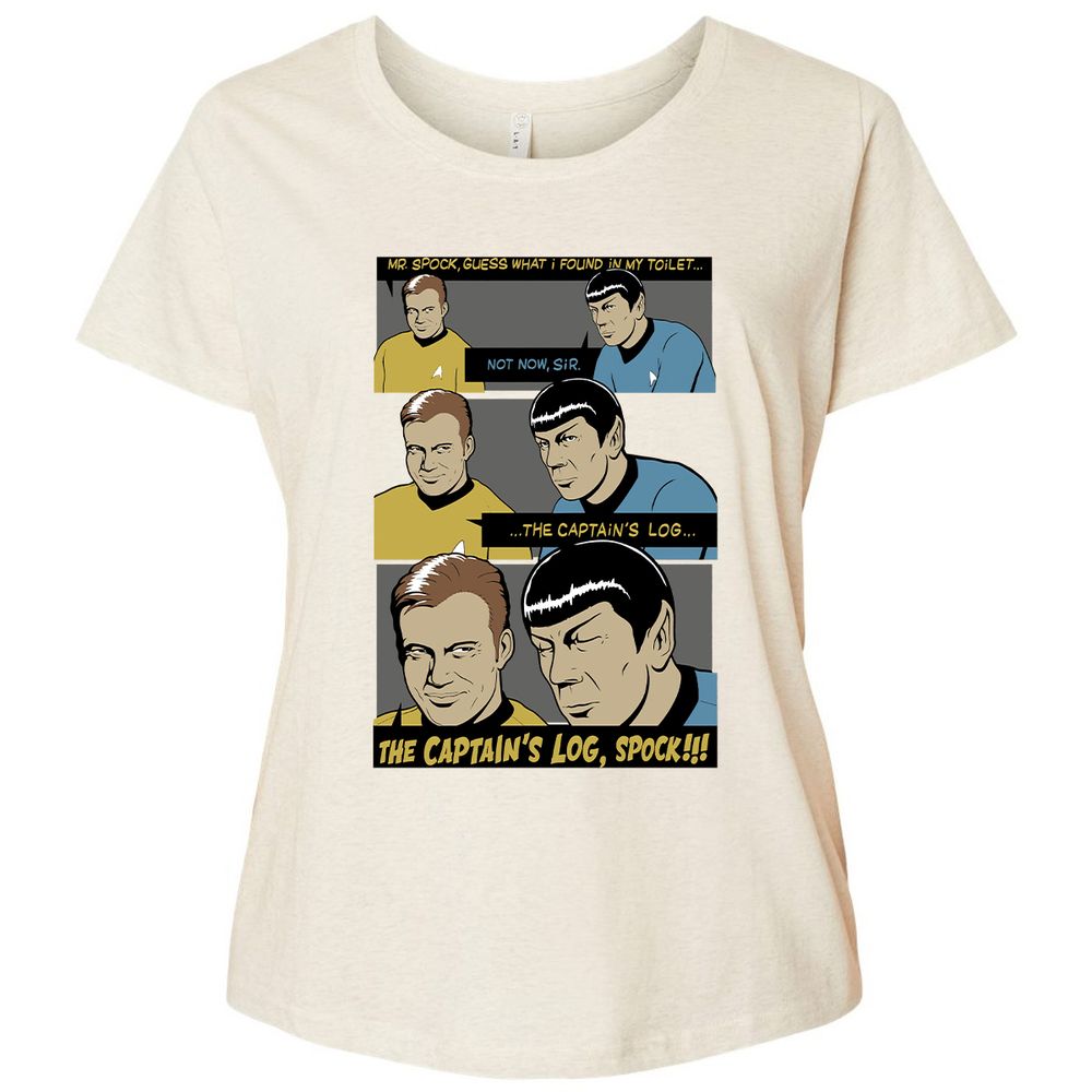 Ladies Curvy Jersey - PQ21G223 - Natural Heather - 8