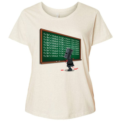 Ladies Curvy Jersey - F83UMK8X - Natural Heather - 8