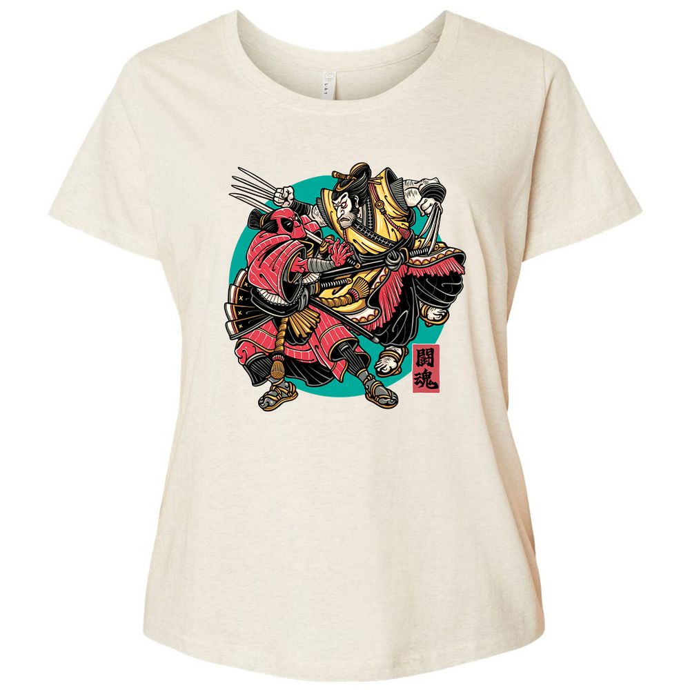 Ladies Curvy Jersey - UZ12LDF1 - Natural Heather - 8