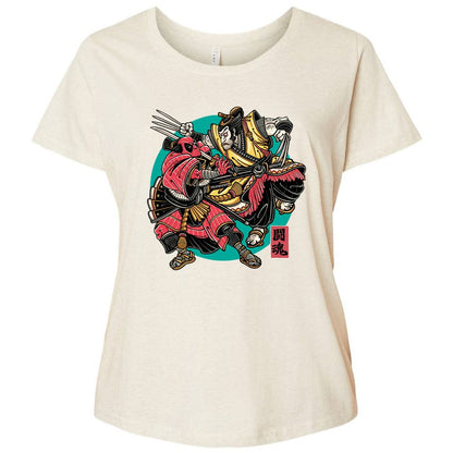 Ladies Curvy Jersey - UZ12LDF1 - Natural Heather - 8