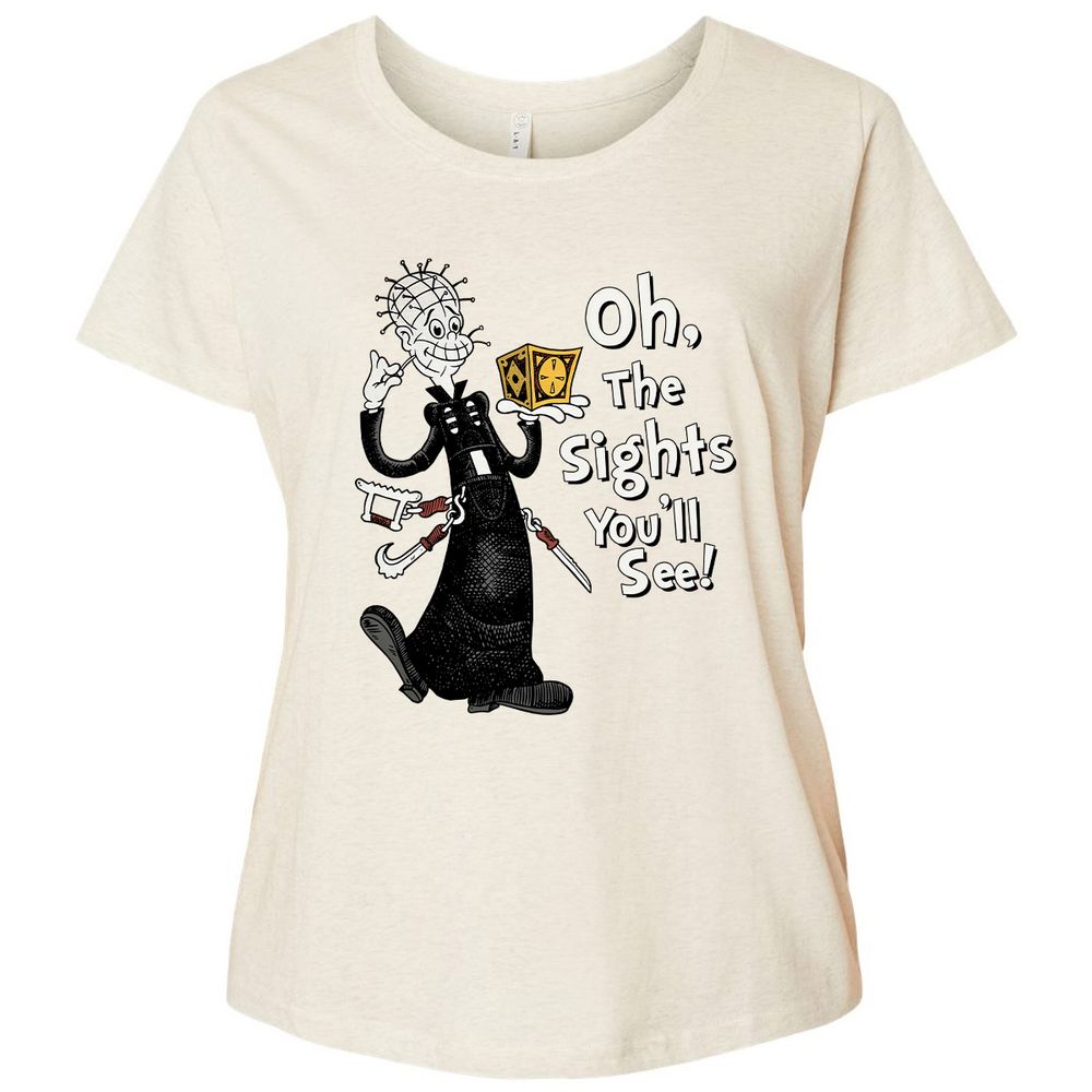 Ladies Curvy Jersey - 674J95ZC - Natural Heather - 8