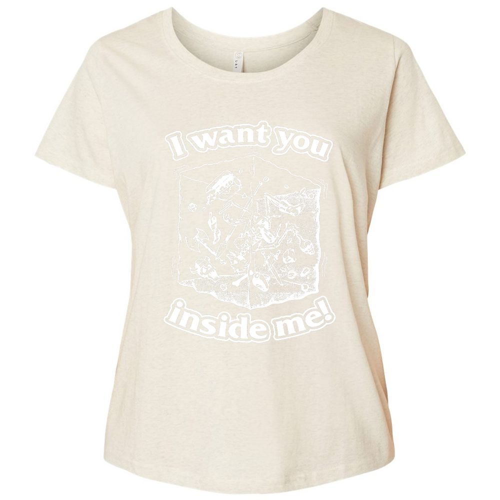 Ladies Curvy Jersey - 7ZKWE686 - Natural Heather - 8