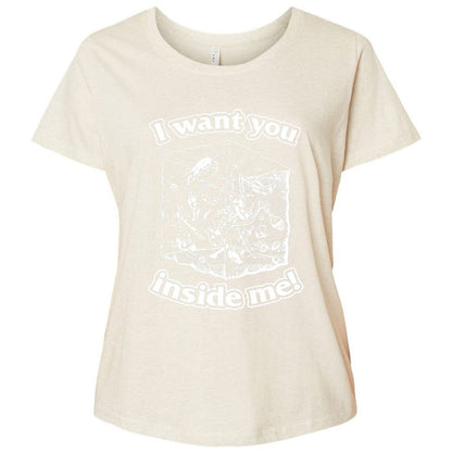 Ladies Curvy Jersey - 7ZKWE686 - Natural Heather - 8