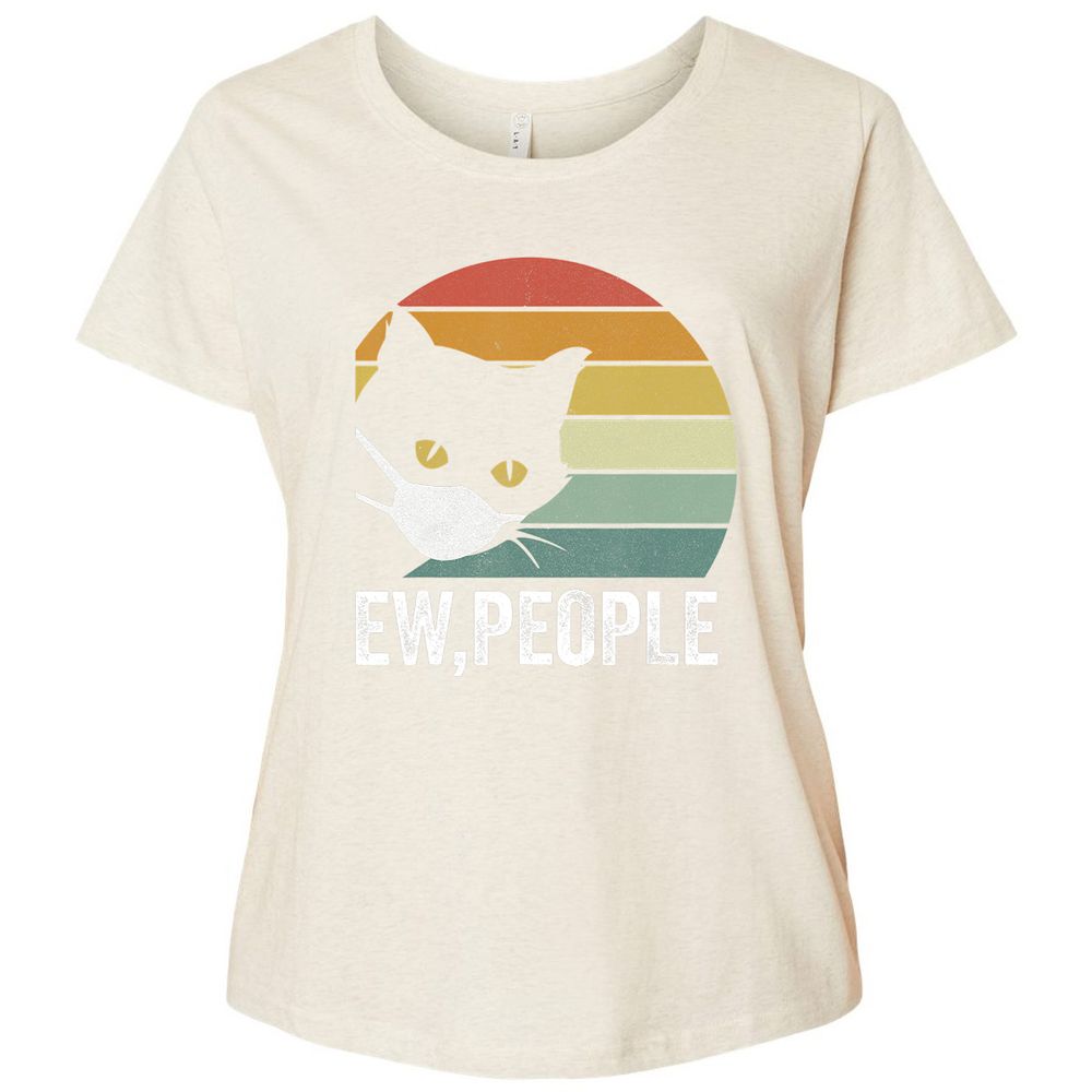 Ladies Curvy Jersey - HDGE5XSC - Natural Heather - 8