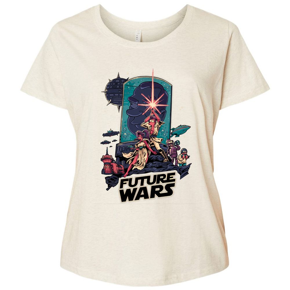 Ladies Curvy Jersey - CWDC3WV6 - Natural Heather - 8