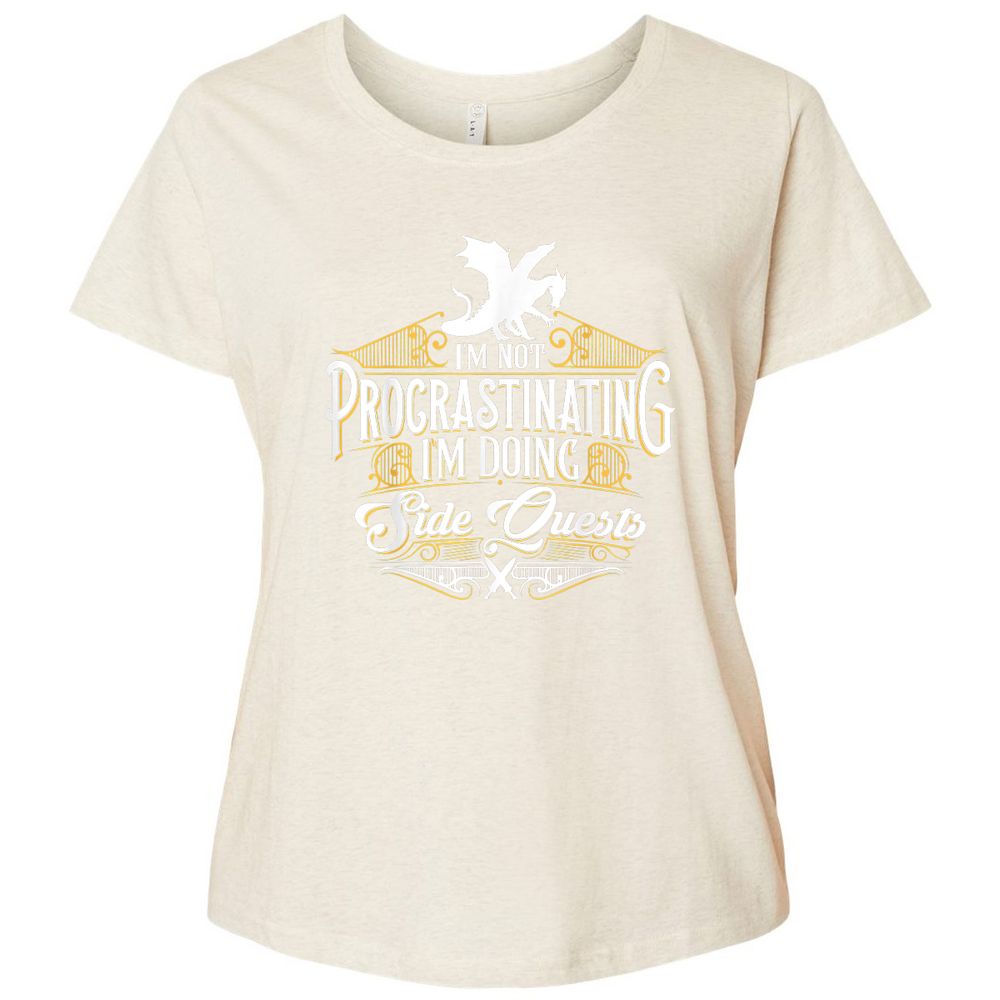 Ladies Curvy Jersey - GCGC33ZK - Natural Heather - 8