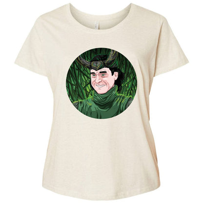 Ladies Curvy Jersey - MCEBUC1U - Natural Heather - 8