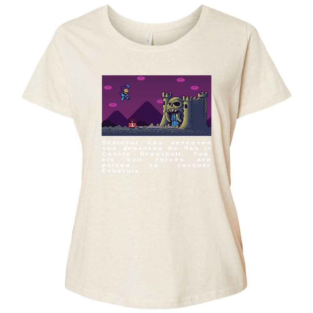 Ladies Curvy Jersey - H2KNDKUQ - Natural Heather - 8