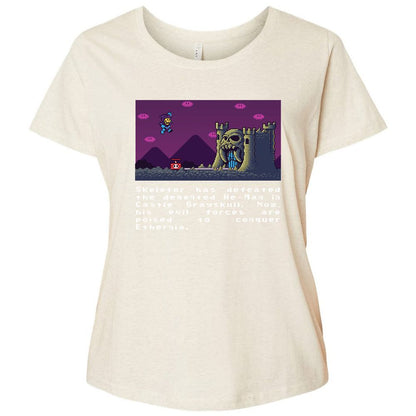 Ladies Curvy Jersey - H2KNDKUQ - Natural Heather - 8