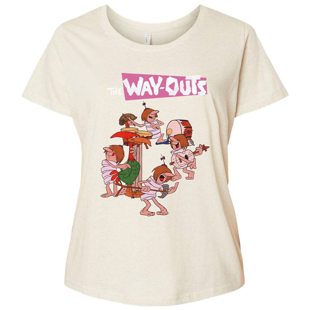 Ladies Curvy Jersey - FKGS6K9F - Natural Heather - 8